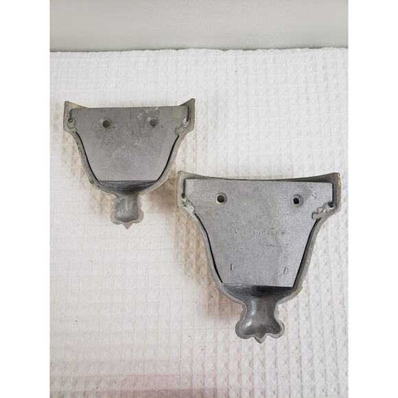 (F5) Vintage Royal Creations 1976 Metal Wall Pockets Peace & Joy 2 Piece - Picture 4 of 7